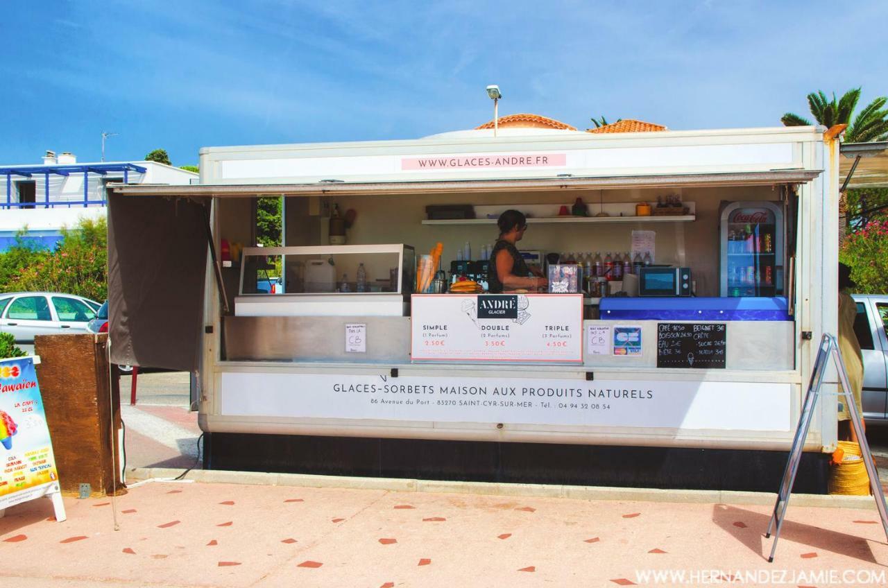 Mer & Relax - Parking - Wifi - Terrasse - Mer Saint-Cyr-sur-Mer Exteriér fotografie